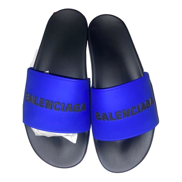Balenciaga Pool Slide Sandals - Picture 1 of 6